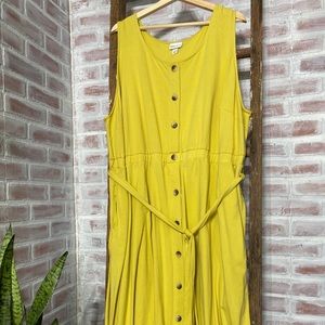 Sleeveless dress with POCKETS